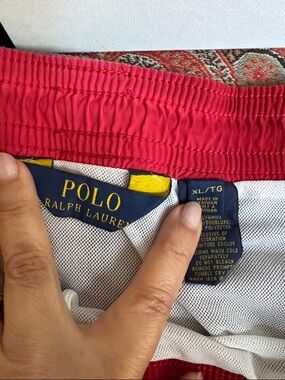 Polo by Ralph Lauren Red Men's Swim Trunks